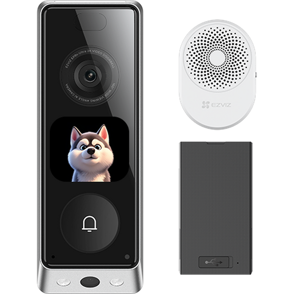 EZVIZ EP8 ULTRA DUAL CAM VIDEO DOORBELL WITH CHIME