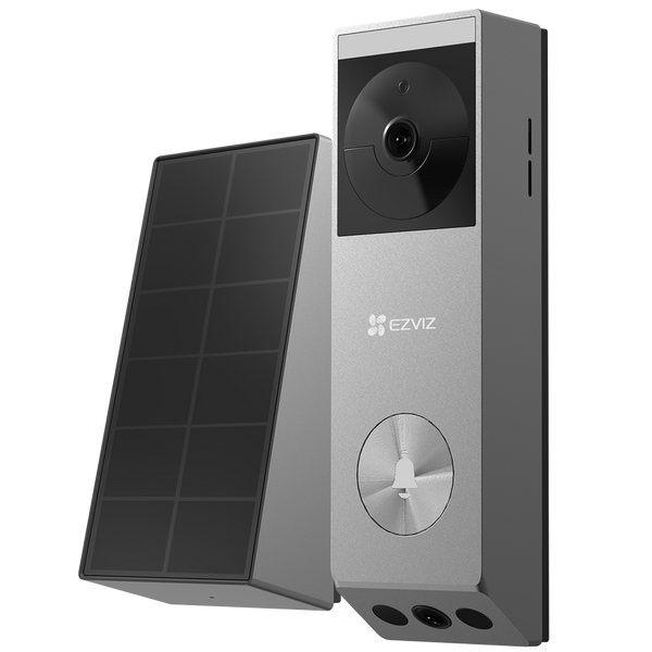 EZVIZ EP3X PRO DUAL CAM DOORBELL WITH SOLAR PANEL