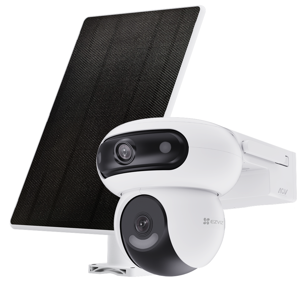 EZVIZ HB90 DUAL 2K 4G/WIFI CAMERA WITH SOLAR PANEL AND 16GB SD CARD