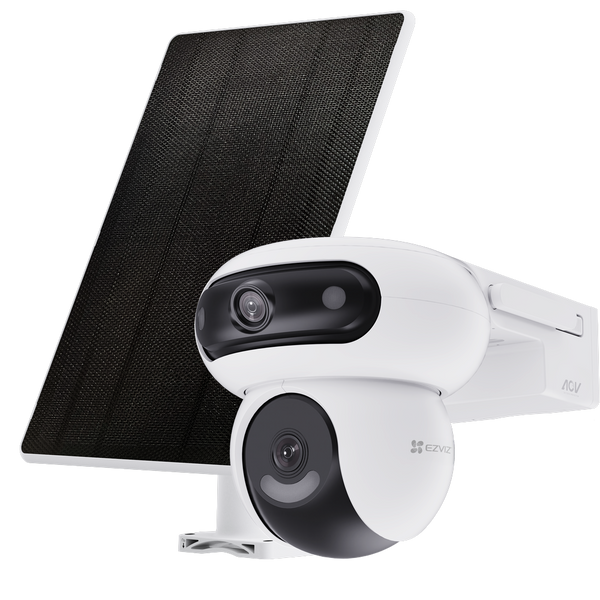 EZVIZ HB90 DUAL 2K 4G/WIFI CAMERA WITH SOLAR PANEL AND 16GB SD CARD