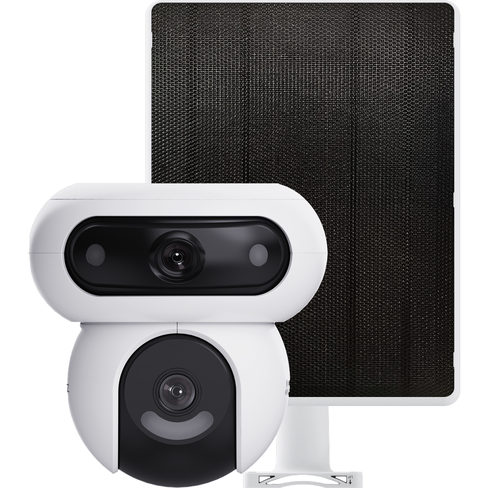 EZVIZ HB90 DUAL 2K 4G/WIFI CAMERA WITH SOLAR PANEL AND 16GB SD CARD
