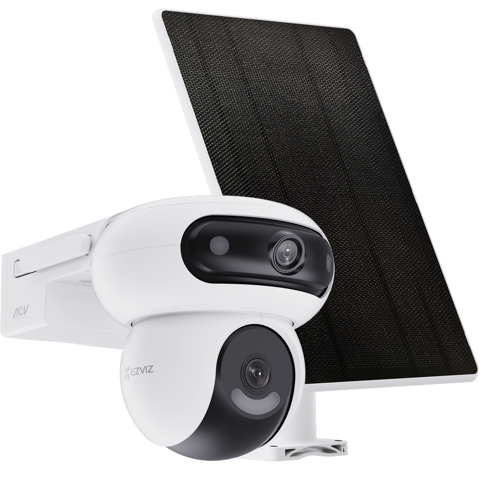 EZVIZ HB90 DUAL 2K 4G/WIFI CAMERA WITH SOLAR PANEL AND 16GB SD CARD