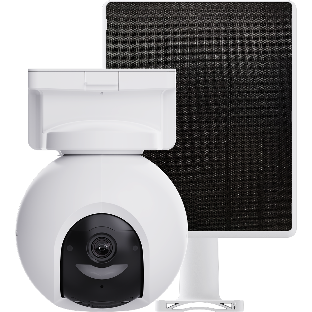 EZVIZ HB8 PRO 4K CAMERA WITH SOLAR PANEL AND 16GB SD CARD