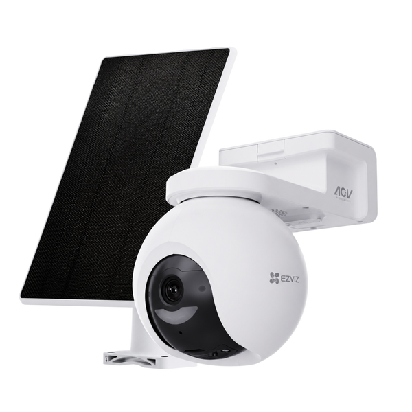 EZVIZ HB8 PRO 4K CAMERA WITH SOLAR PANEL AND 16GB SD CARD
